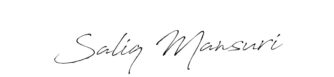 Make a beautiful signature design for name Saliq Mansuri. Use this online signature maker to create a handwritten signature for free. Saliq Mansuri signature style 6 images and pictures png