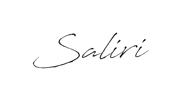 Make a beautiful signature design for name Saliri. With this signature (Antro_Vectra) style, you can create a handwritten signature for free. Saliri signature style 6 images and pictures png