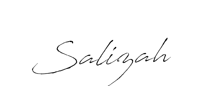 Design your own signature with our free online signature maker. With this signature software, you can create a handwritten (Antro_Vectra) signature for name Salizah. Salizah signature style 6 images and pictures png