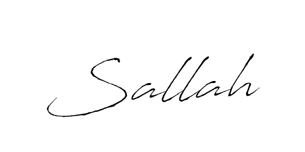 Also we have Sallah name is the best signature style. Create professional handwritten signature collection using Antro_Vectra autograph style. Sallah signature style 6 images and pictures png