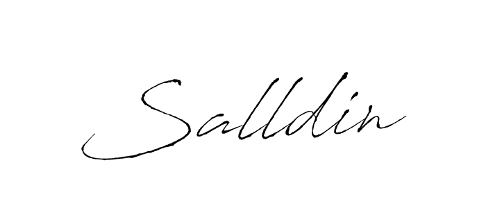 Salldin stylish signature style. Best Handwritten Sign (Antro_Vectra) for my name. Handwritten Signature Collection Ideas for my name Salldin. Salldin signature style 6 images and pictures png