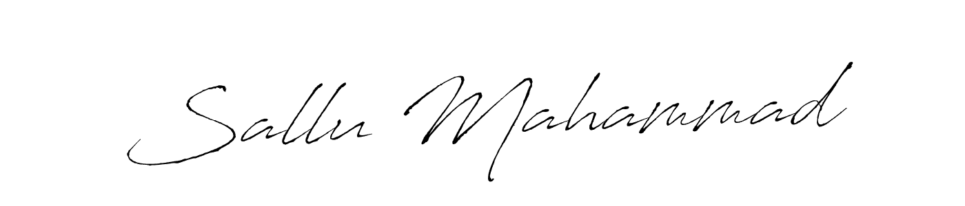 if you are searching for the best signature style for your name Sallu Mahammad. so please give up your signature search. here we have designed multiple signature styles  using Antro_Vectra. Sallu Mahammad signature style 6 images and pictures png
