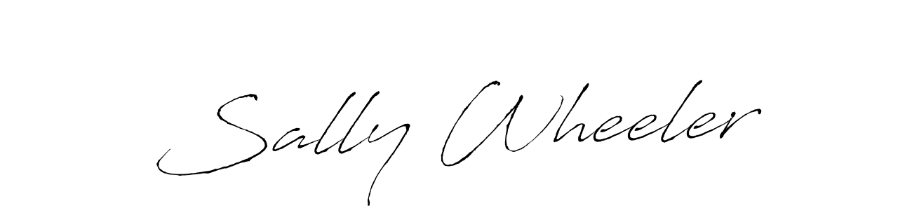 Make a beautiful signature design for name Sally Wheeler. With this signature (Antro_Vectra) style, you can create a handwritten signature for free. Sally Wheeler signature style 6 images and pictures png