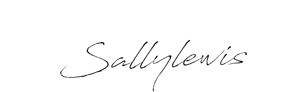 How to make Sallylewis signature? Antro_Vectra is a professional autograph style. Create handwritten signature for Sallylewis name. Sallylewis signature style 6 images and pictures png