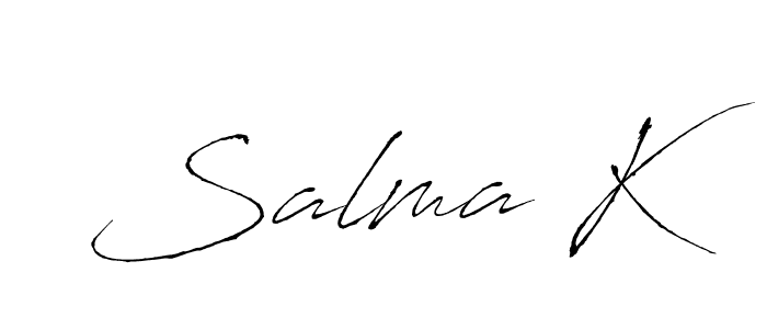 Make a beautiful signature design for name Salma K. Use this online signature maker to create a handwritten signature for free. Salma K signature style 6 images and pictures png