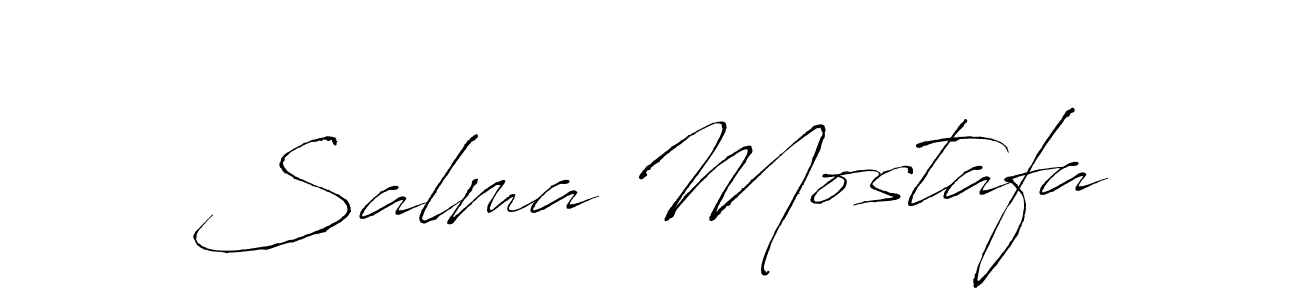 See photos of Salma Mostafa official signature by Spectra . Check more albums & portfolios. Read reviews & check more about Antro_Vectra font. Salma Mostafa signature style 6 images and pictures png