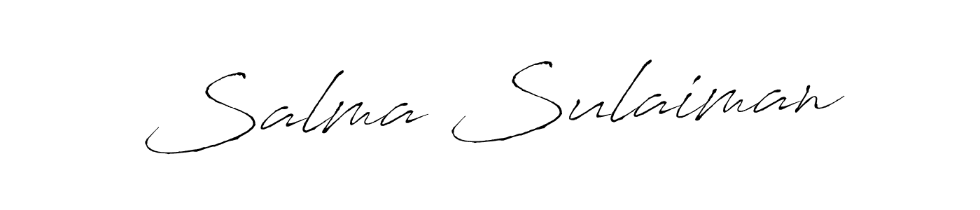if you are searching for the best signature style for your name Salma Sulaiman. so please give up your signature search. here we have designed multiple signature styles  using Antro_Vectra. Salma Sulaiman signature style 6 images and pictures png