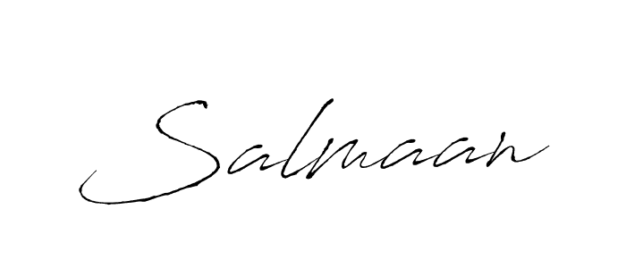 Design your own signature with our free online signature maker. With this signature software, you can create a handwritten (Antro_Vectra) signature for name Salmaan. Salmaan signature style 6 images and pictures png