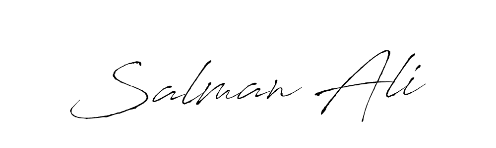 Salman Ali stylish signature style. Best Handwritten Sign (Antro_Vectra) for my name. Handwritten Signature Collection Ideas for my name Salman Ali. Salman Ali signature style 6 images and pictures png