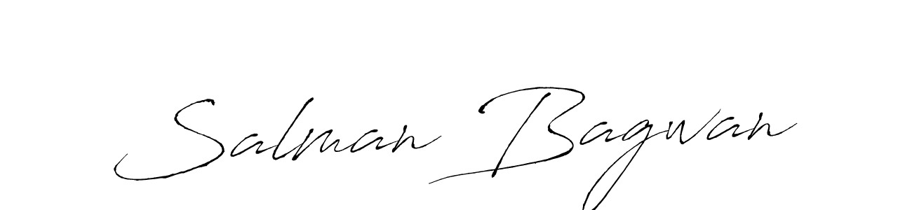 Create a beautiful signature design for name Salman Bagwan. With this signature (Antro_Vectra) fonts, you can make a handwritten signature for free. Salman Bagwan signature style 6 images and pictures png