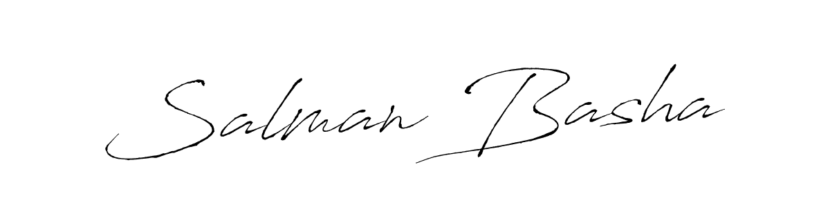 How to make Salman Basha signature? Antro_Vectra is a professional autograph style. Create handwritten signature for Salman Basha name. Salman Basha signature style 6 images and pictures png