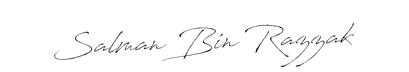 Salman Bin Razzak stylish signature style. Best Handwritten Sign (Antro_Vectra) for my name. Handwritten Signature Collection Ideas for my name Salman Bin Razzak. Salman Bin Razzak signature style 6 images and pictures png