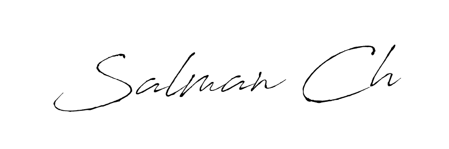 The best way (Antro_Vectra) to make a short signature is to pick only two or three words in your name. The name Salman Ch include a total of six letters. For converting this name. Salman Ch signature style 6 images and pictures png