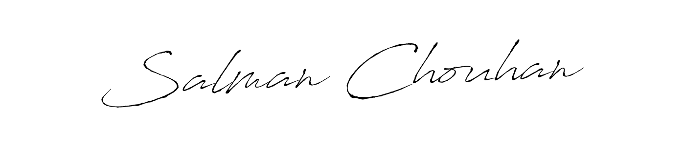 Make a beautiful signature design for name Salman Chouhan. With this signature (Antro_Vectra) style, you can create a handwritten signature for free. Salman Chouhan signature style 6 images and pictures png