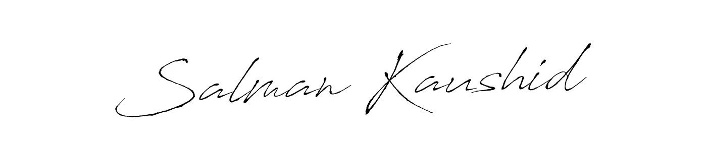 Antro_Vectra is a professional signature style that is perfect for those who want to add a touch of class to their signature. It is also a great choice for those who want to make their signature more unique. Get Salman Kaushid name to fancy signature for free. Salman Kaushid signature style 6 images and pictures png