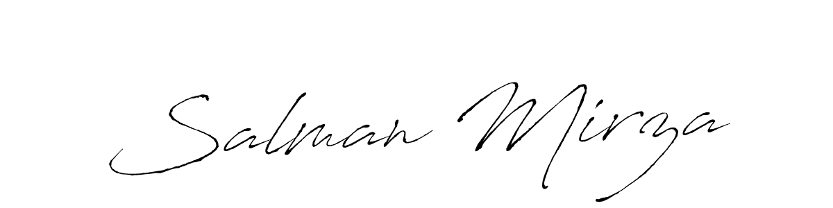 Create a beautiful signature design for name Salman Mirza. With this signature (Antro_Vectra) fonts, you can make a handwritten signature for free. Salman Mirza signature style 6 images and pictures png
