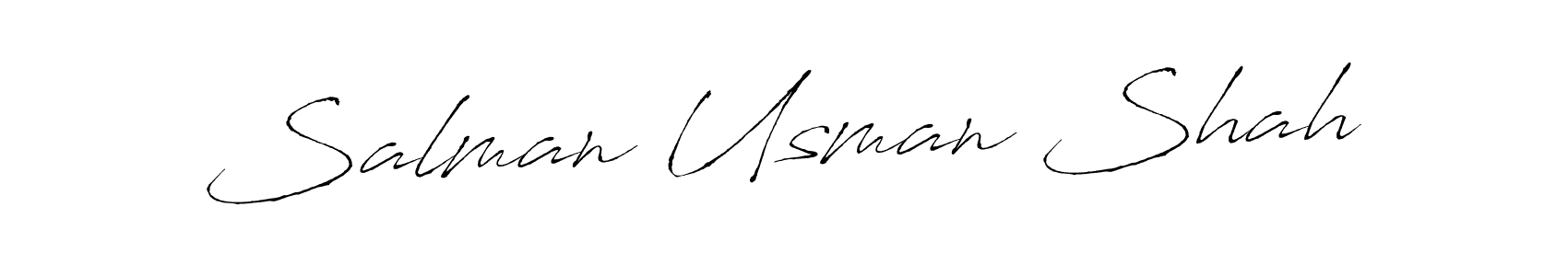 Similarly Antro_Vectra is the best handwritten signature design. Signature creator online .You can use it as an online autograph creator for name Salman Usman Shah. Salman Usman Shah signature style 6 images and pictures png