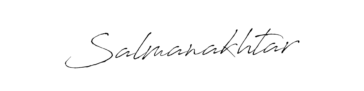 Use a signature maker to create a handwritten signature online. With this signature software, you can design (Antro_Vectra) your own signature for name Salmanakhtar. Salmanakhtar signature style 6 images and pictures png