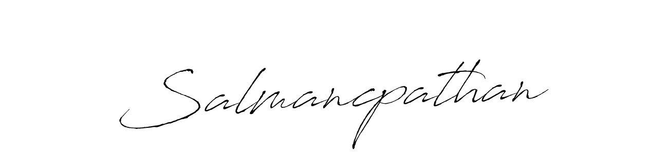 Similarly Antro_Vectra is the best handwritten signature design. Signature creator online .You can use it as an online autograph creator for name Salmancpathan. Salmancpathan signature style 6 images and pictures png