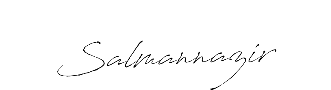 Also we have Salmannazir name is the best signature style. Create professional handwritten signature collection using Antro_Vectra autograph style. Salmannazir signature style 6 images and pictures png