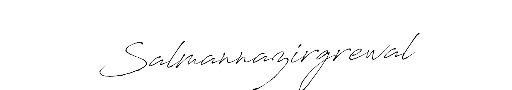 Use a signature maker to create a handwritten signature online. With this signature software, you can design (Antro_Vectra) your own signature for name Salmannazirgrewal. Salmannazirgrewal signature style 6 images and pictures png