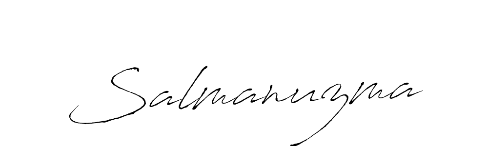 if you are searching for the best signature style for your name Salmanuzma. so please give up your signature search. here we have designed multiple signature styles  using Antro_Vectra. Salmanuzma signature style 6 images and pictures png