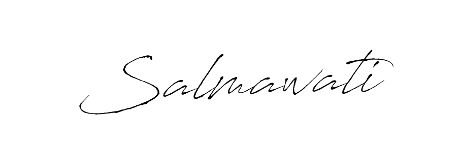 if you are searching for the best signature style for your name Salmawati. so please give up your signature search. here we have designed multiple signature styles  using Antro_Vectra. Salmawati signature style 6 images and pictures png