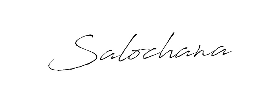 Design your own signature with our free online signature maker. With this signature software, you can create a handwritten (Antro_Vectra) signature for name Salochana. Salochana signature style 6 images and pictures png