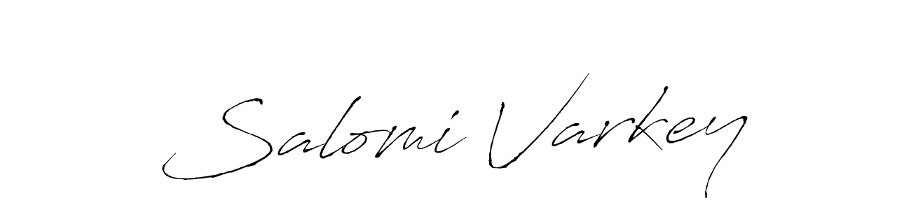 Similarly Antro_Vectra is the best handwritten signature design. Signature creator online .You can use it as an online autograph creator for name Salomi Varkey. Salomi Varkey signature style 6 images and pictures png