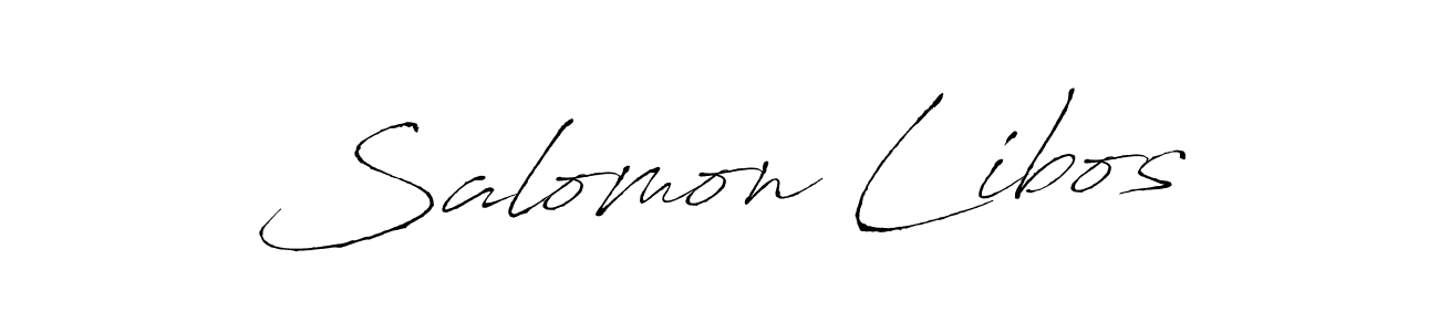 Create a beautiful signature design for name Salomon Libos. With this signature (Antro_Vectra) fonts, you can make a handwritten signature for free. Salomon Libos signature style 6 images and pictures png