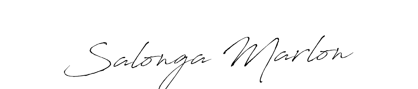 Design your own signature with our free online signature maker. With this signature software, you can create a handwritten (Antro_Vectra) signature for name Salonga Marlon. Salonga Marlon signature style 6 images and pictures png