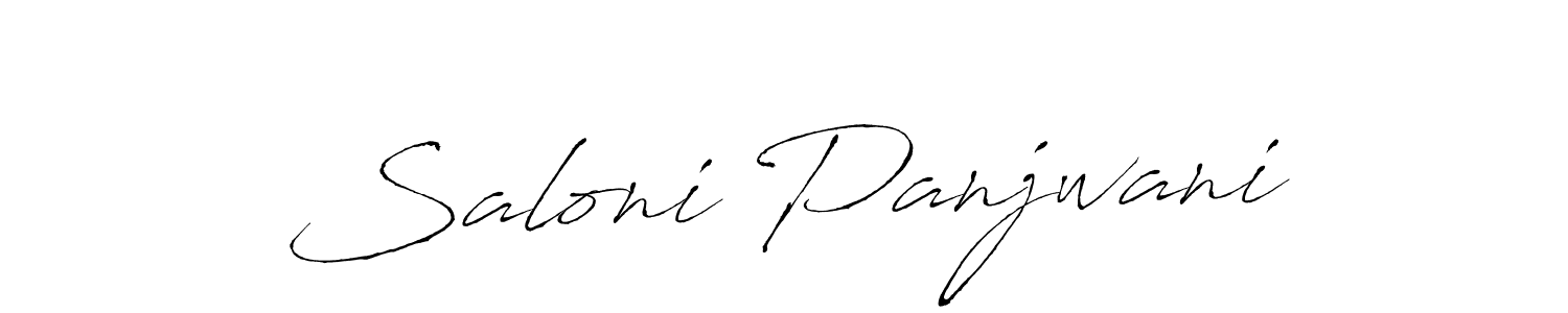 Antro_Vectra is a professional signature style that is perfect for those who want to add a touch of class to their signature. It is also a great choice for those who want to make their signature more unique. Get Saloni Panjwani name to fancy signature for free. Saloni Panjwani signature style 6 images and pictures png