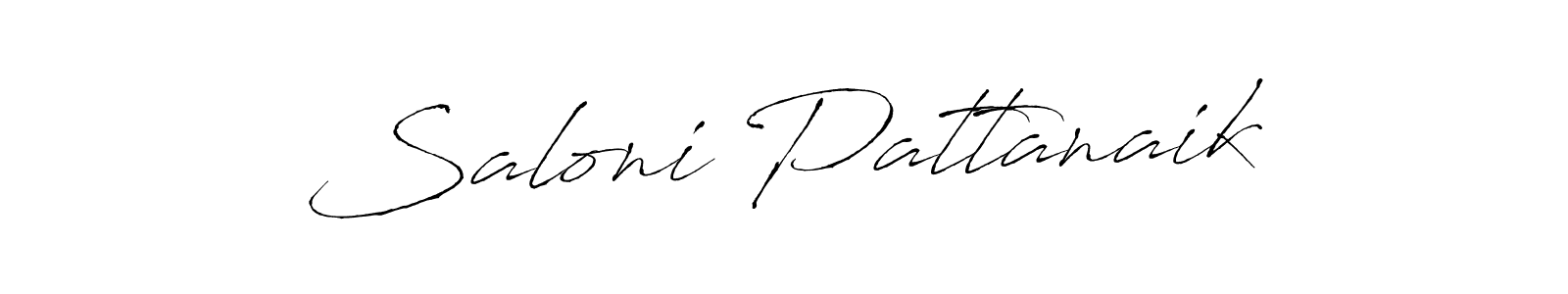 How to make Saloni Pattanaik name signature. Use Antro_Vectra style for creating short signs online. This is the latest handwritten sign. Saloni Pattanaik signature style 6 images and pictures png