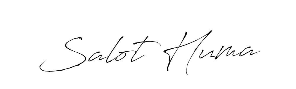 How to make Salot Huma signature? Antro_Vectra is a professional autograph style. Create handwritten signature for Salot Huma name. Salot Huma signature style 6 images and pictures png