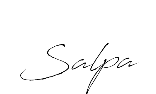 How to make Salpa signature? Antro_Vectra is a professional autograph style. Create handwritten signature for Salpa name. Salpa signature style 6 images and pictures png