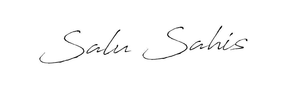 You can use this online signature creator to create a handwritten signature for the name Salu Sahis. This is the best online autograph maker. Salu Sahis signature style 6 images and pictures png
