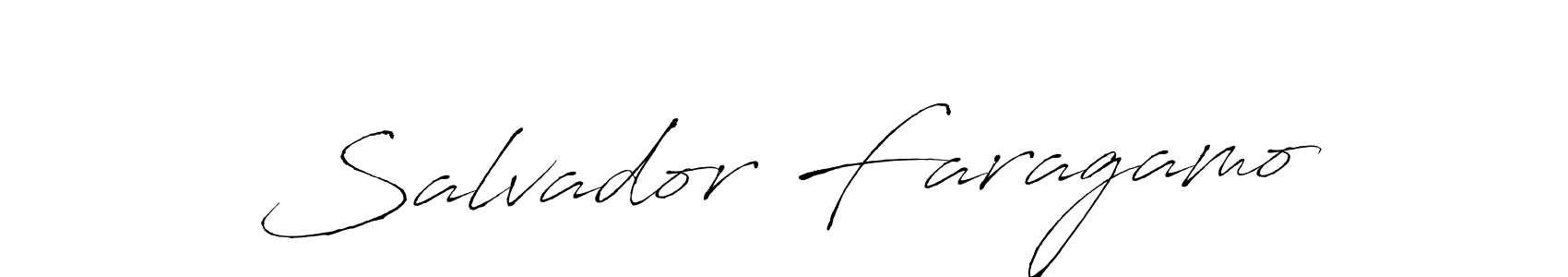 Design your own signature with our free online signature maker. With this signature software, you can create a handwritten (Antro_Vectra) signature for name Salvador Faragamo. Salvador Faragamo signature style 6 images and pictures png