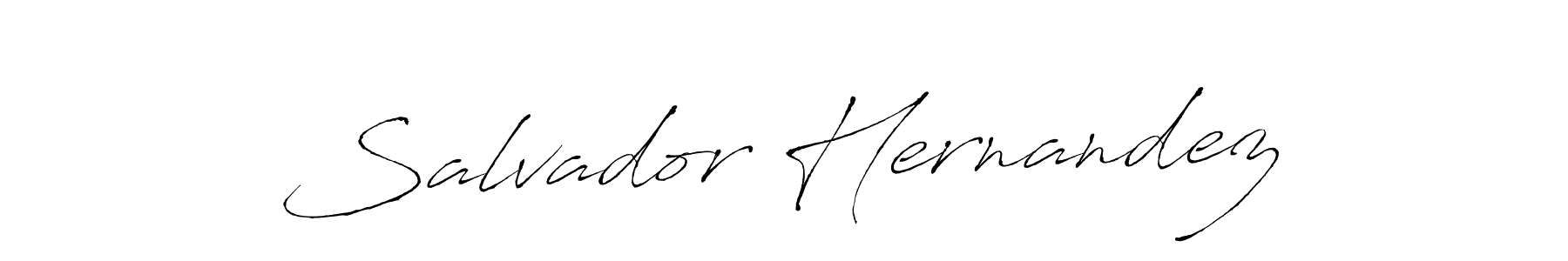 Make a beautiful signature design for name Salvador Hernandez. With this signature (Antro_Vectra) style, you can create a handwritten signature for free. Salvador Hernandez signature style 6 images and pictures png