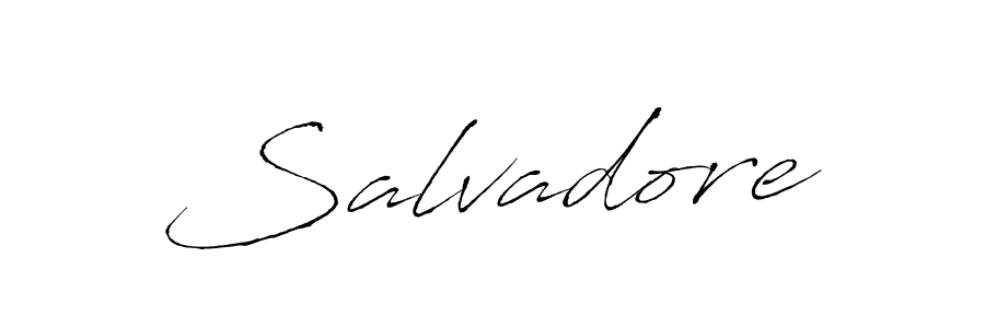 Salvadore stylish signature style. Best Handwritten Sign (Antro_Vectra) for my name. Handwritten Signature Collection Ideas for my name Salvadore. Salvadore signature style 6 images and pictures png