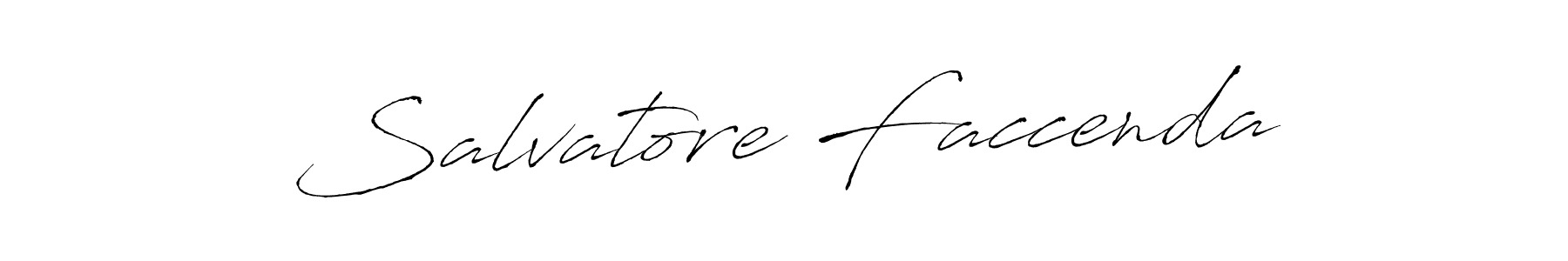 Design your own signature with our free online signature maker. With this signature software, you can create a handwritten (Antro_Vectra) signature for name Salvatore Faccenda. Salvatore Faccenda signature style 6 images and pictures png