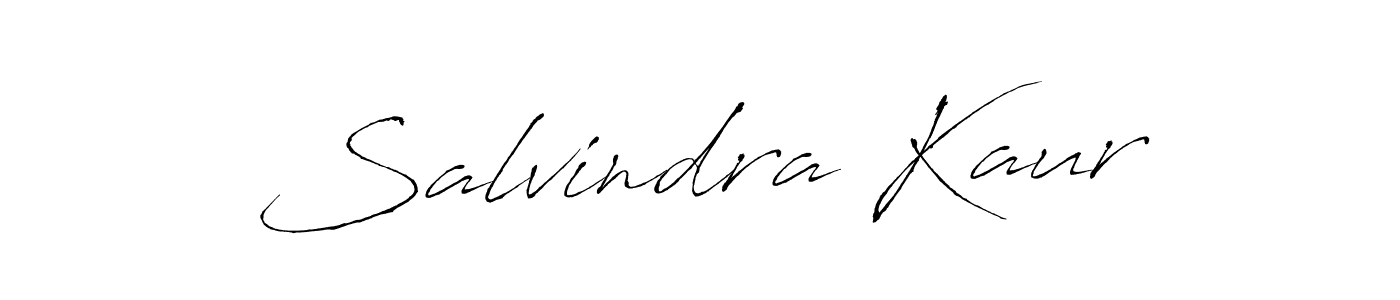 Design your own signature with our free online signature maker. With this signature software, you can create a handwritten (Antro_Vectra) signature for name Salvindra Kaur. Salvindra Kaur signature style 6 images and pictures png