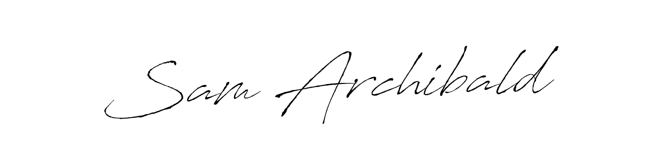You can use this online signature creator to create a handwritten signature for the name Sam Archibald. This is the best online autograph maker. Sam Archibald signature style 6 images and pictures png