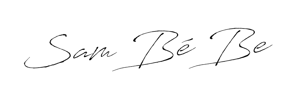 How to make Sam Bé Be signature? Antro_Vectra is a professional autograph style. Create handwritten signature for Sam Bé Be name. Sam Bé Be signature style 6 images and pictures png