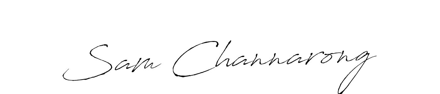 This is the best signature style for the Sam Channarong name. Also you like these signature font (Antro_Vectra). Mix name signature. Sam Channarong signature style 6 images and pictures png