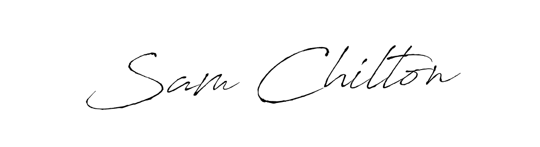 Similarly Antro_Vectra is the best handwritten signature design. Signature creator online .You can use it as an online autograph creator for name Sam Chilton. Sam Chilton signature style 6 images and pictures png