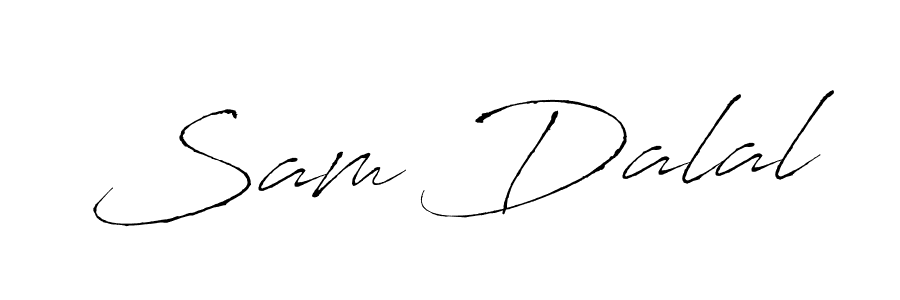 Antro_Vectra is a professional signature style that is perfect for those who want to add a touch of class to their signature. It is also a great choice for those who want to make their signature more unique. Get Sam Dalal name to fancy signature for free. Sam Dalal signature style 6 images and pictures png