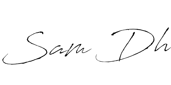 Once you've used our free online signature maker to create your best signature Antro_Vectra style, it's time to enjoy all of the benefits that Sam Dh name signing documents. Sam Dh signature style 6 images and pictures png