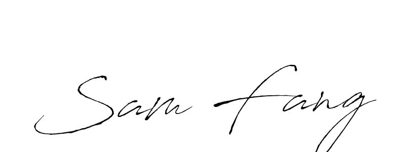 How to Draw Sam Fang signature style? Antro_Vectra is a latest design signature styles for name Sam Fang. Sam Fang signature style 6 images and pictures png