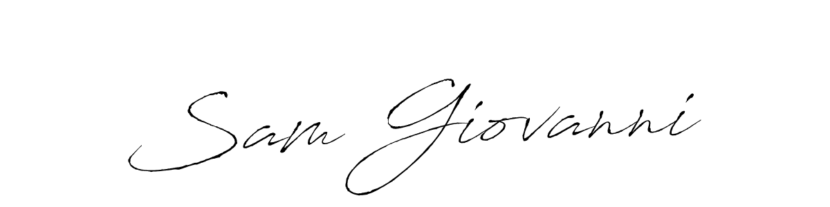 It looks lik you need a new signature style for name Sam Giovanni. Design unique handwritten (Antro_Vectra) signature with our free signature maker in just a few clicks. Sam Giovanni signature style 6 images and pictures png