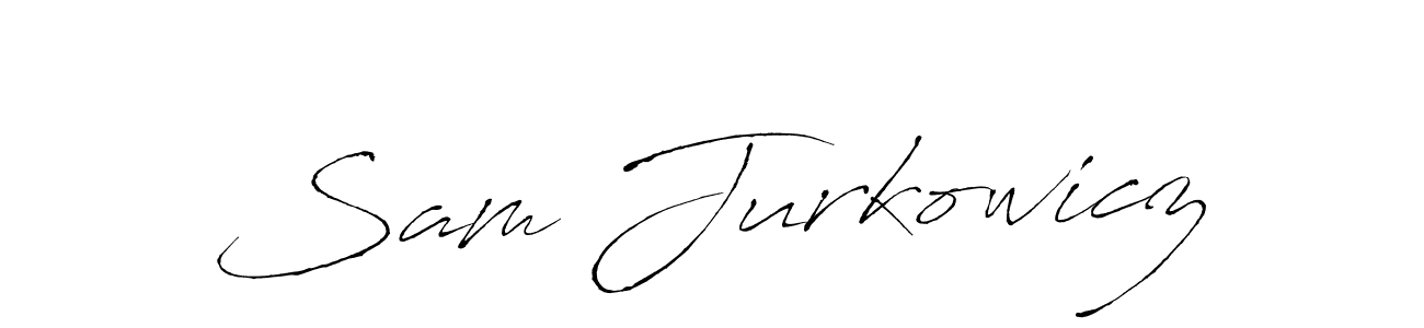 Antro_Vectra is a professional signature style that is perfect for those who want to add a touch of class to their signature. It is also a great choice for those who want to make their signature more unique. Get Sam Jurkowicz name to fancy signature for free. Sam Jurkowicz signature style 6 images and pictures png